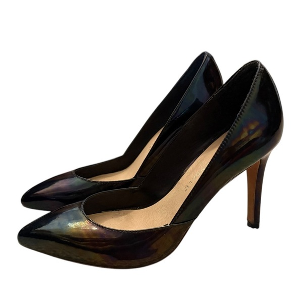 Loeffler Randall Patent Leather Heels | Women’s Size 5 | Iridescent Black - Picture 5 of 6